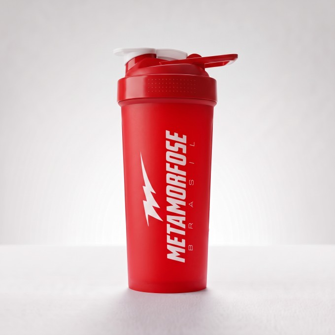 Coqueteleira Pump Shake Vermelha