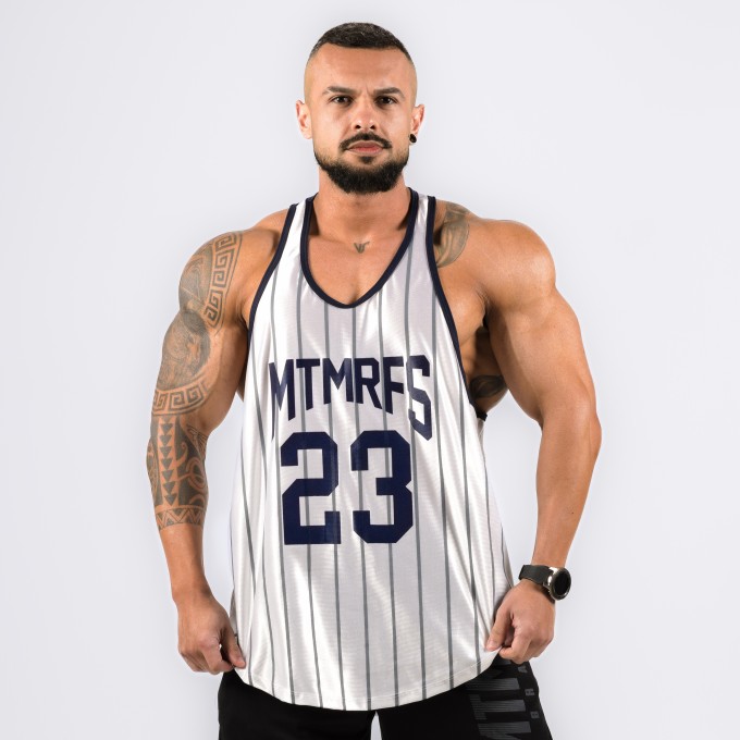 Regata Cavada Anatomic DryFit 23 Brilho Branca