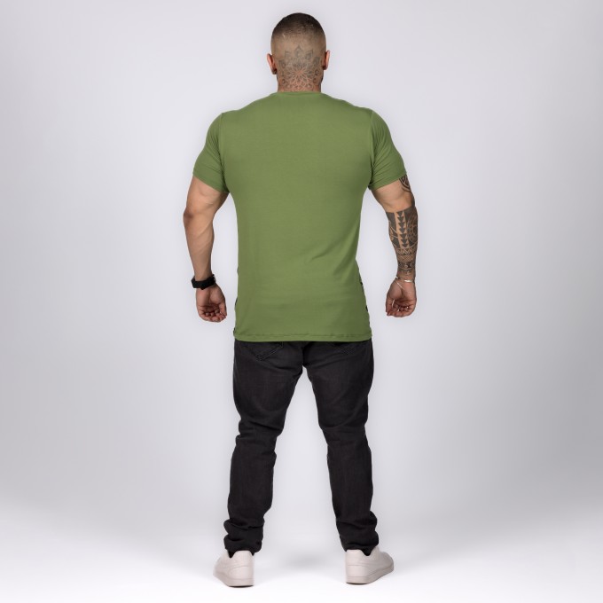 Camiseta Viscofit Project Camo Verde Militar