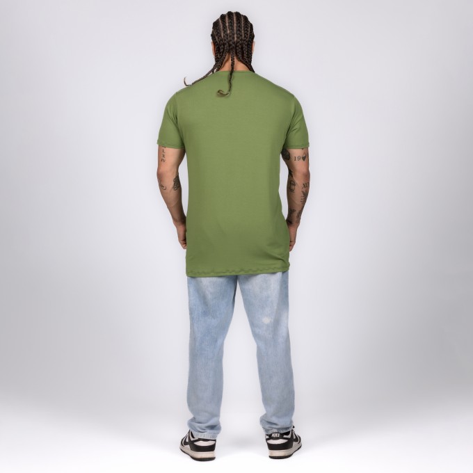 Camiseta Viscofit Griffe Verde Militar