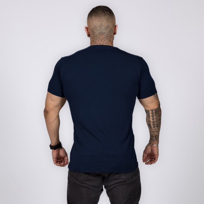 Camiseta Viscofit Minimal Azul Marinho