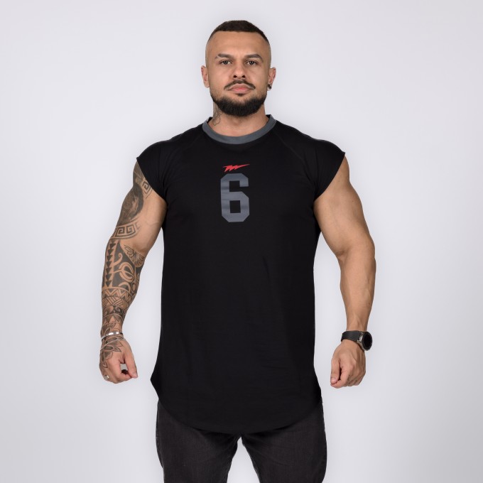 Camiseta Japonesa Six Preta