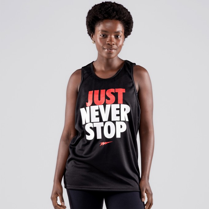 Regata Feminina Dryfit Never Stop Preta