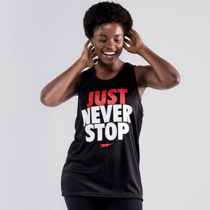 Regata Feminina Dryfit Never Stop Preta