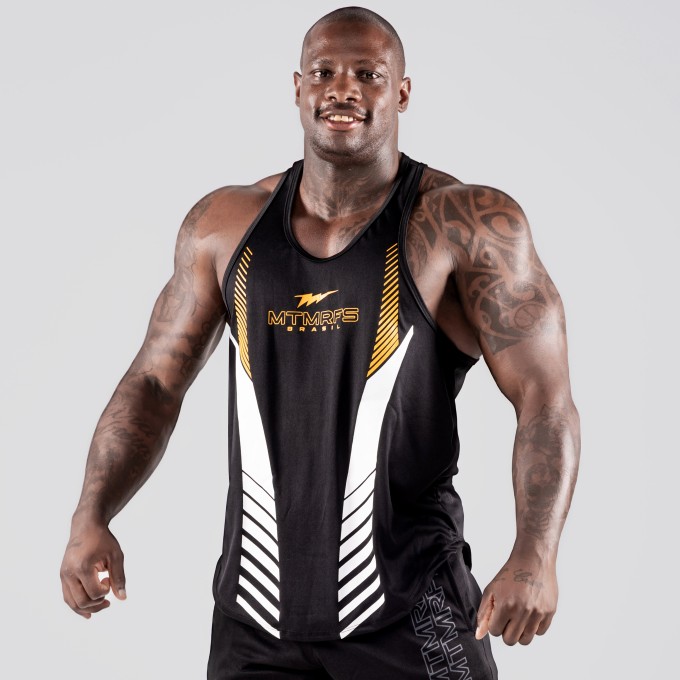 Regata Cavada Dryfit Dark Preta