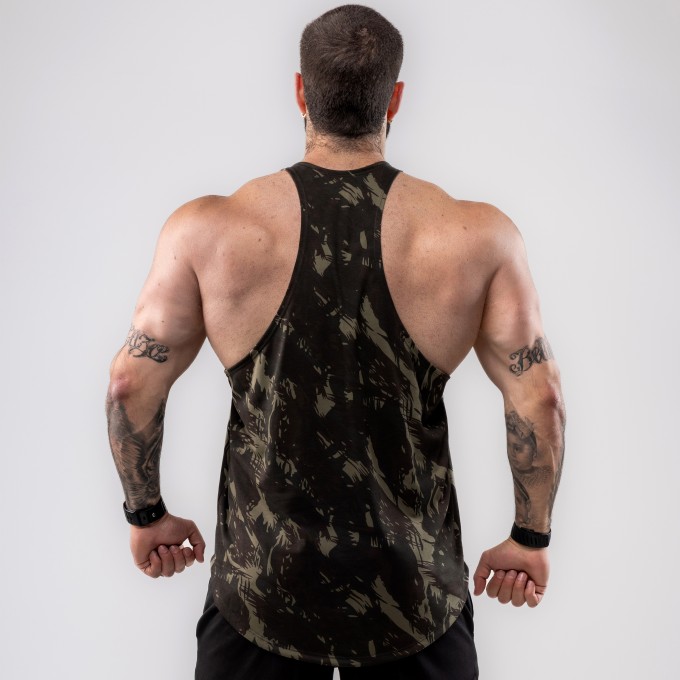 Regata Cavada Anatomic Camuflada Verde Militar