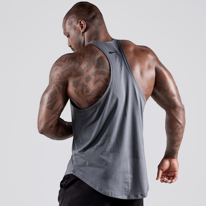 Regata Cavada Anatomic Strong Cinza Chumbo
