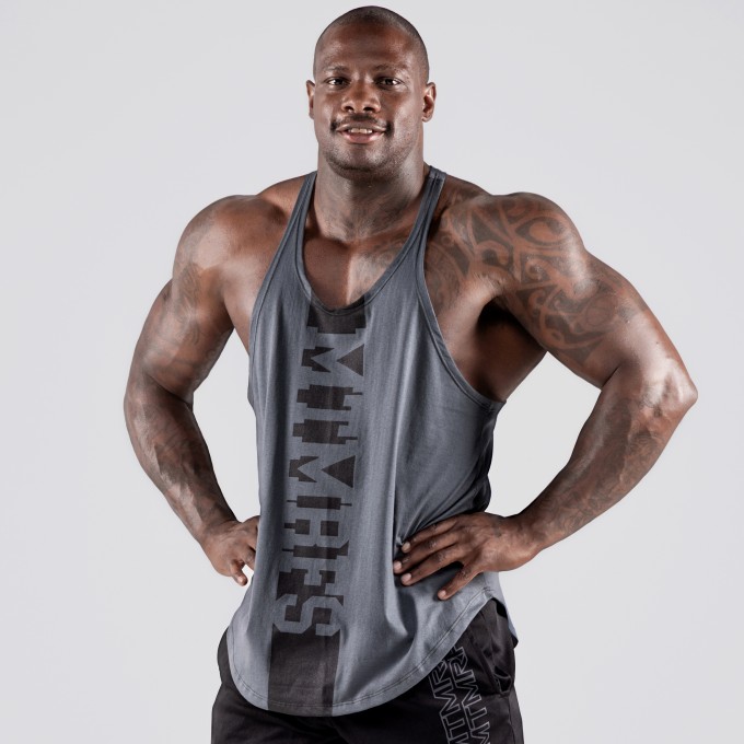 Regata Cavada Anatomic Strong Cinza Chumbo
