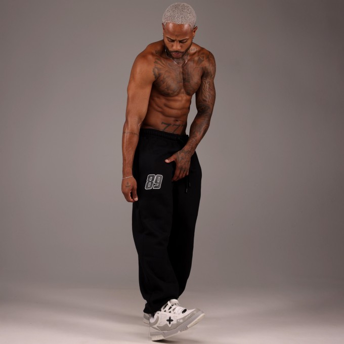 Calça Moletom Heavy Wide Leg 89 Preta