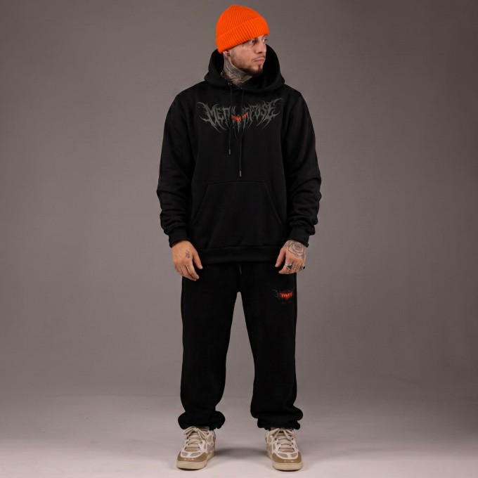 Conjunto Moletom Shadow Preto