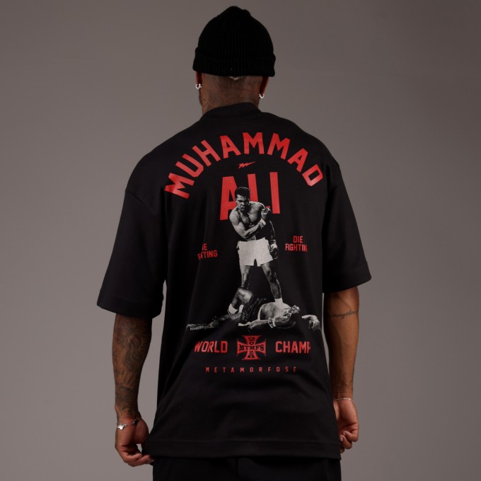 Camiseta Oversized Heavy Ali Preta