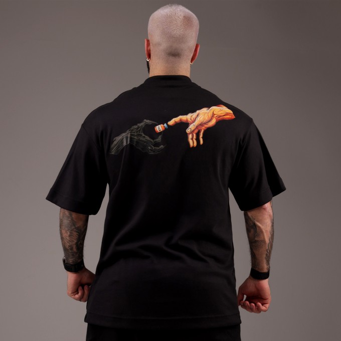 Camiseta Oversized Heavy Trembo Preta
