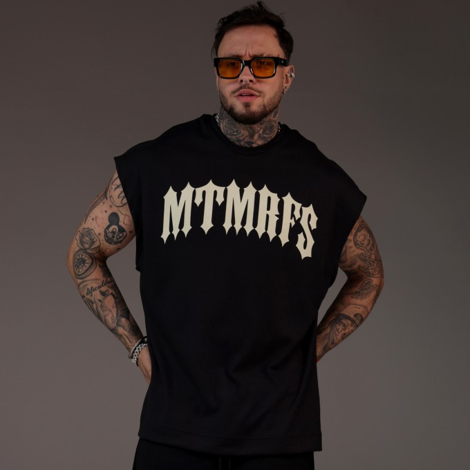 Camiseta Overcut Heavy MTMRFS Preta