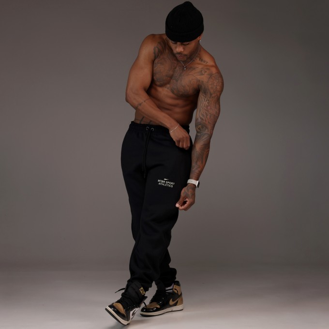 Calça Moletom Baggy Athletic Preta