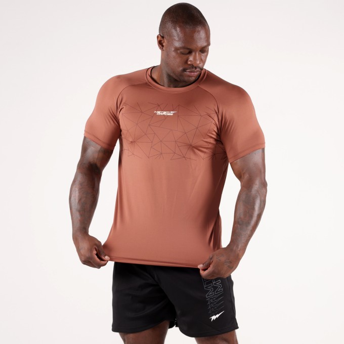 Camiseta Haglan DryForce HEROD Marrom