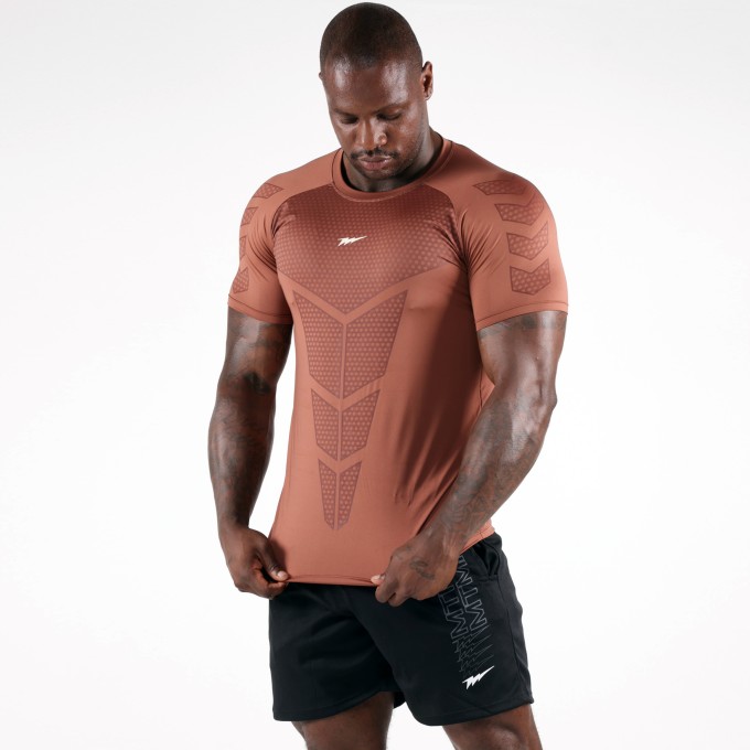 Camiseta Haglan DryForce TITAN Marrom