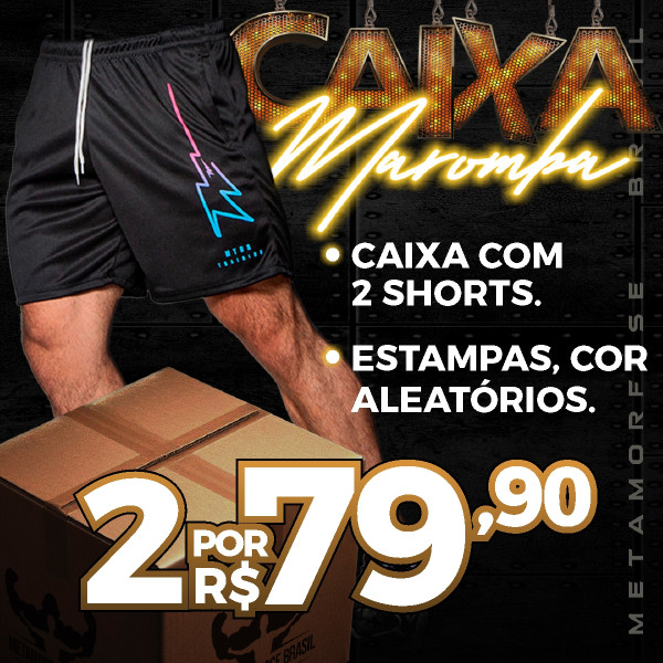 Caixa Maromba Misteriosa Shorts ( 2 Shorts )
