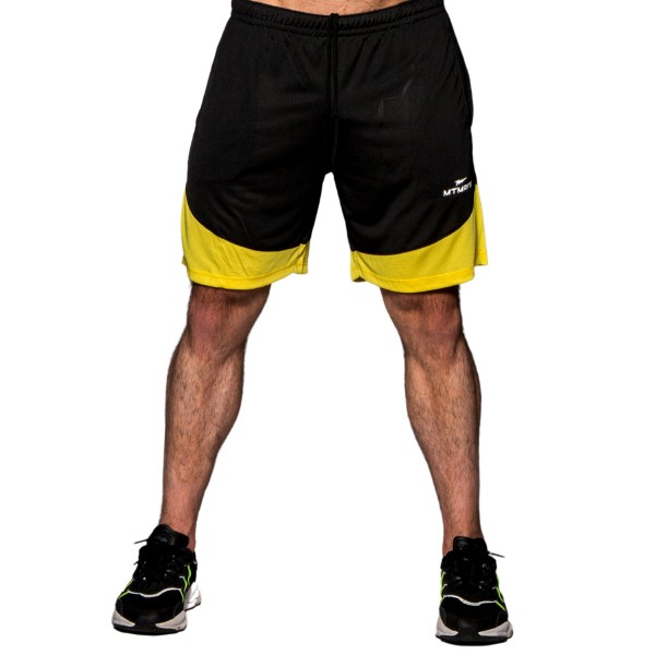 Shorts Dryfit EVOLVE Preta/Amarela