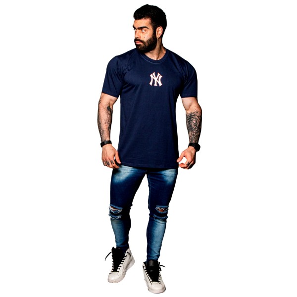 Camiseta T-Shirt Street NY STATE Azul Marinho