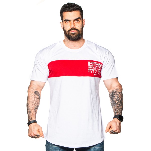 Camiseta Longline REDLINE Branca