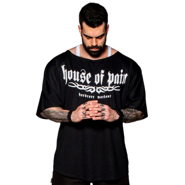 Camiseta Morcegao Oversize House Of Pain Preta 