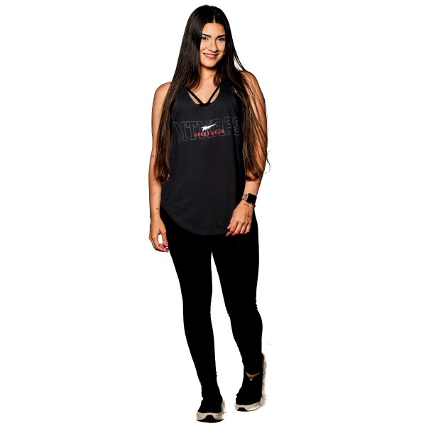 Regata Feminina Anatomic Sportwear Preta