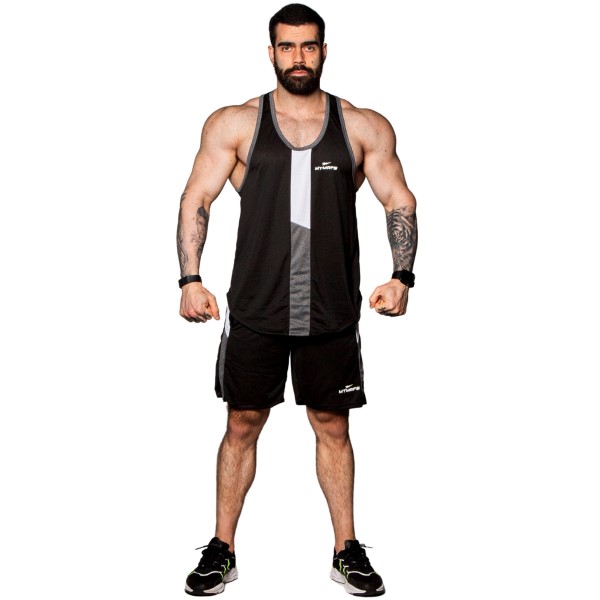 Conjunto DryFit SPIRIT Regata Anatomic com Shorts Preto