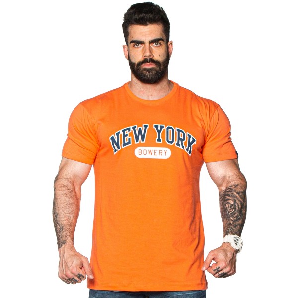 T-Shirt Street NEW YORK Laranja