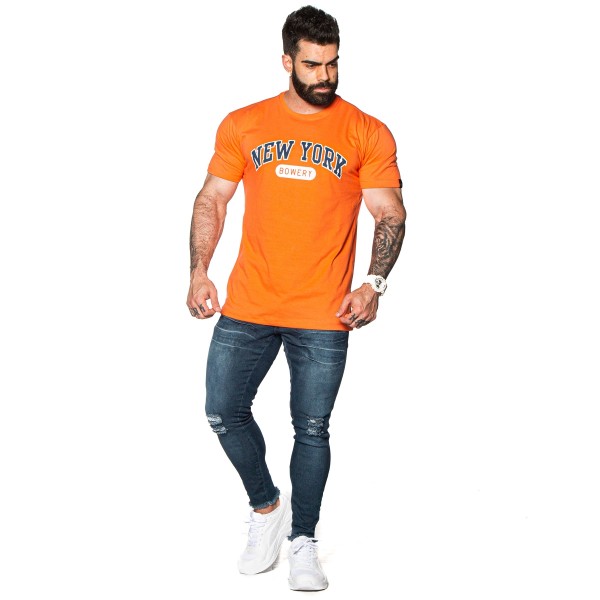 T-Shirt Street NEW YORK Laranja