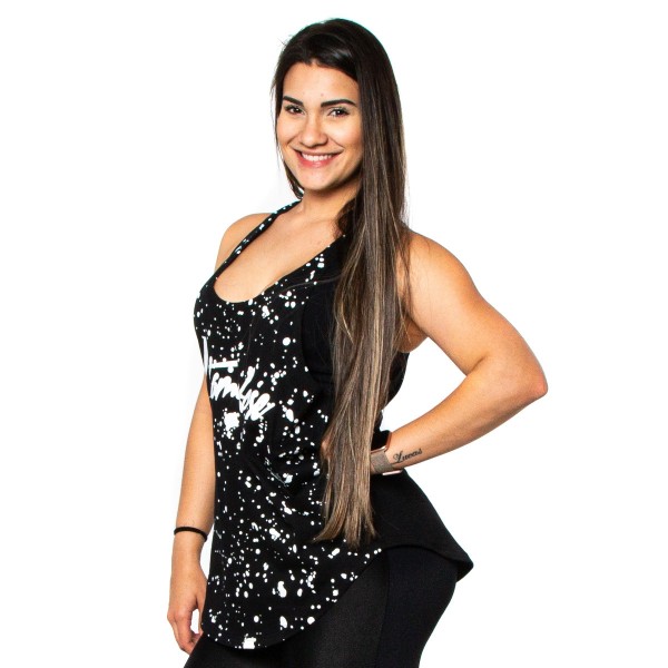 Regata Feminina Anatomic Splash Preta