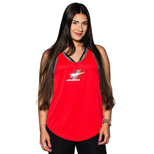 Regata Feminina Anatomic DryFit ACTIVE Vermelho