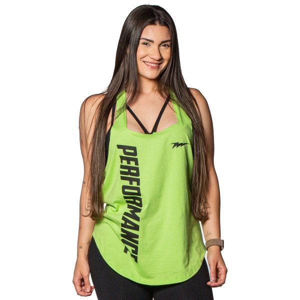 Regata Feminina Anatomic VShape Viper Verde Limao