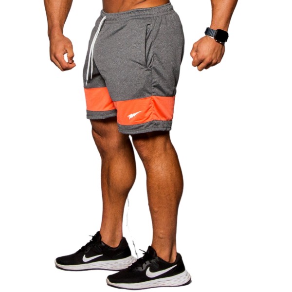 Shorts Dryfit AIR Cinza/Laranja